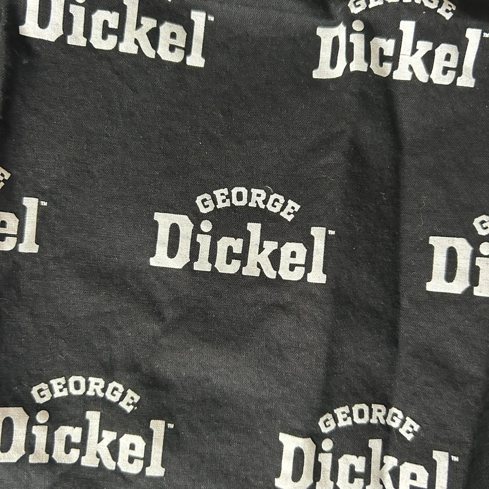 NWOT! TWO ( Pair) of George Dickel Black & White Promotional Bandanas
